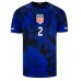 Cheap United States Sergino Dest #2 Away Football Shirt World Cup 2022 Short Sleeve
